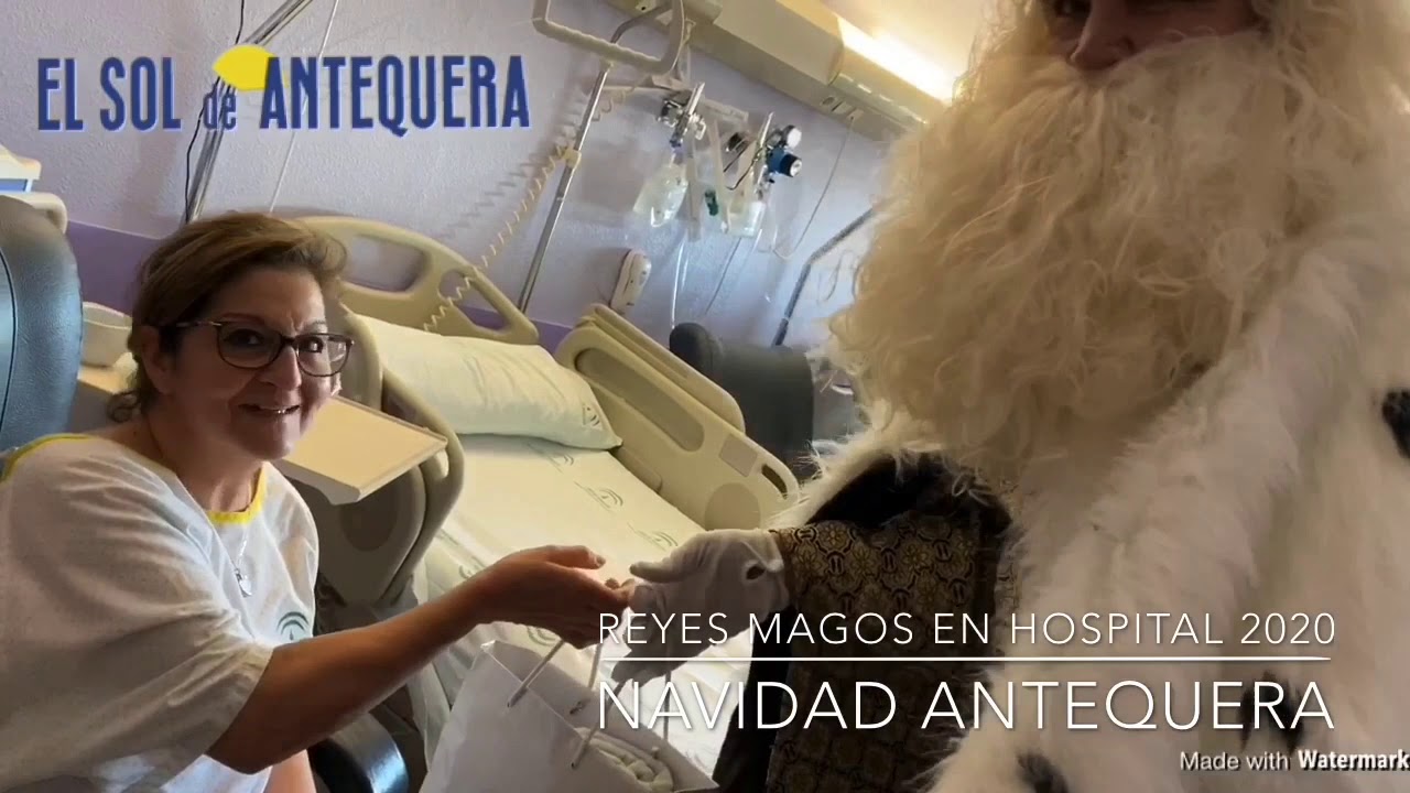 Reyes Magos visitan el Hospital de Antequera 2020