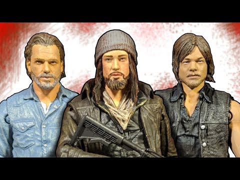 McFarlane Toy Rick Daryl /& Jesus Figurines 3-Pack Allies The Walking Dead