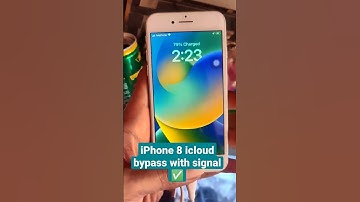 iPhone 8 bypass icloud with signal