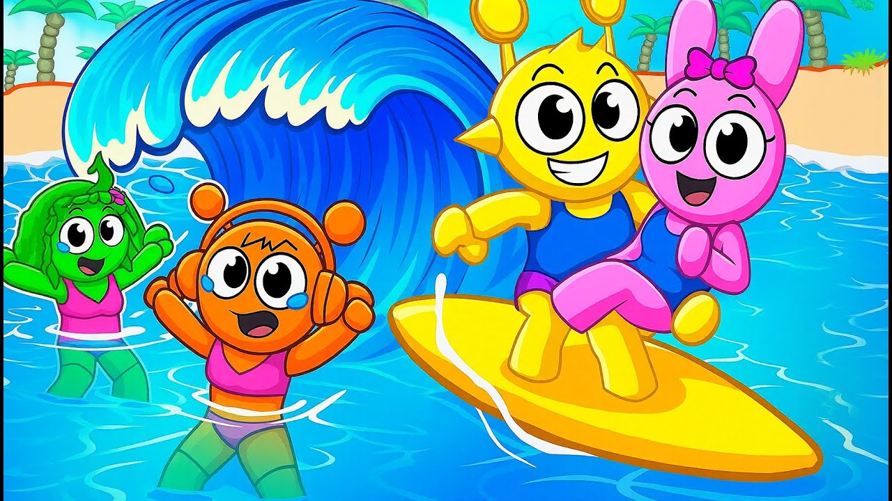 Sprunki juega a nadar para salvar a la princesa con mis amigos...