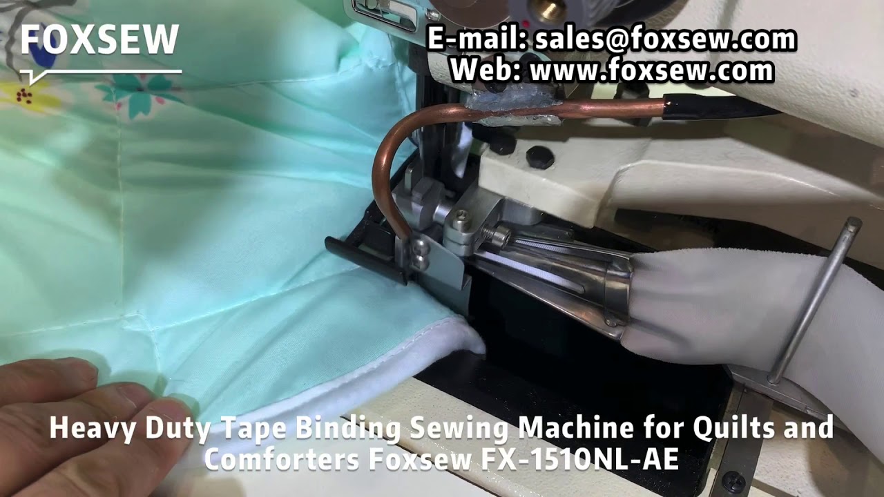 Heavy Duty Tape Binding Sewing Machine for Quilts and Comforters YouTube