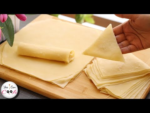 Samosa & Roll Sheets (Make & Freeze) Recipe by Yes I Can Cook