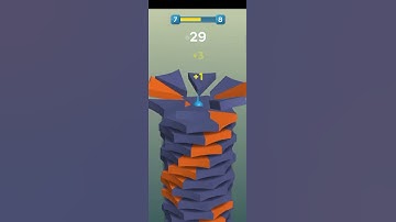 Stackball Gameplay viral game popular games #shorts #stackball #gaming