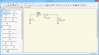 QucsStudio: DC bias simulation
