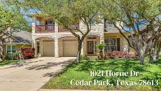1021 Horne Drive | Cedar Park, Texas 78613