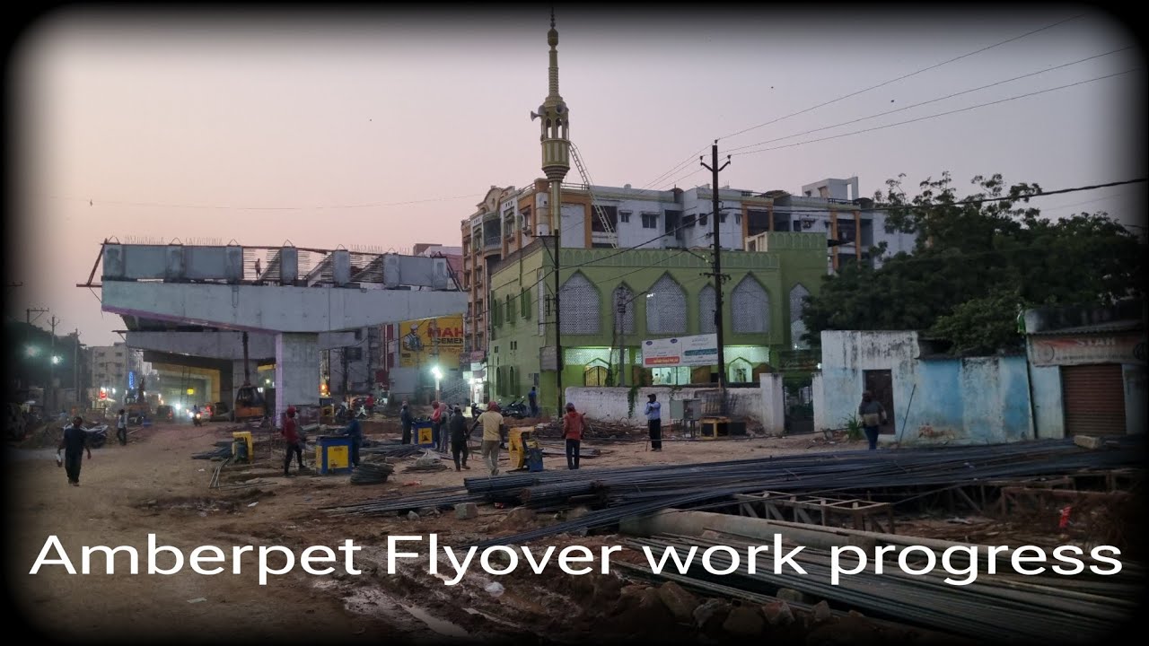 AMBERPET #flyover Il December progress || #hyderabad #infrastructure # ...