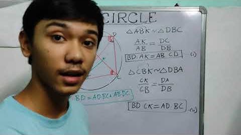 Circle part 5: Proof of Ptolemy theorem