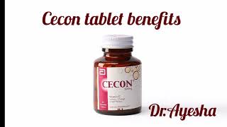 Cecon vitamin C tablet benefits | Vitamin C for skin | How to use Cecon tablet for skin whitening