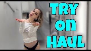 [4K] Transparent Try on Haul | Transparent blouse l No Bra Whith Raychel