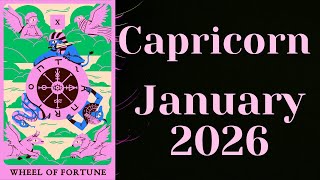 Capricorn Tarot; New Cycle, New Energy! January 2026 Happy 2026!