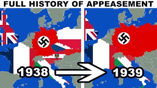 A Full History of Appeasement Leading to the Start of World War 2
