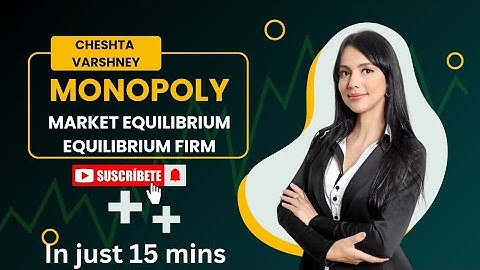 Monopoly Market Equilibrium in firm full explanation in just 15 mins with handwritten notes