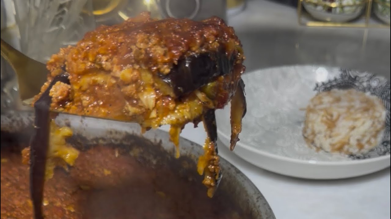 Musaka receta árabe con berenjenas