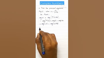 Complex numbers /Finding the principal argument #easy #tutorial #subscribe #share