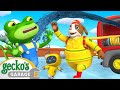 Frozen Firetruck Fracas! | Gecko&#39;s Garage | Buster and Friends | Kids Cartoons