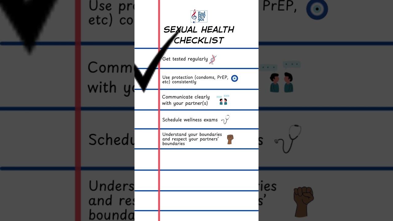 Sexual Health Checklist 