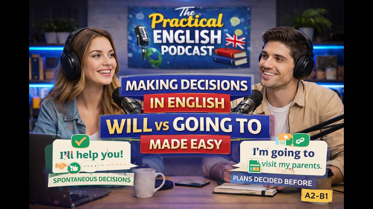 Making Decisions in English | Will vs Going To Made Easy