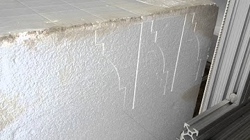 Cutting Cornice on New CNC Hotwire Foam Cutter