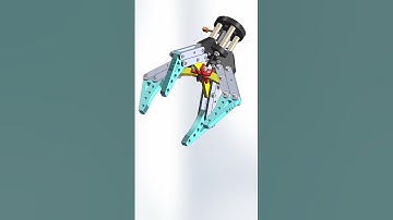 mechanical claw#mechanism #machine#solidworks #simulation