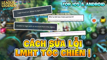 LMHT TỐC CHIẾN | CÁCH KHẮC PHỤC CÁC LỖI THƯỜNG GẶP TRONG TỐC CHIẾN ! NAMARTGAMING