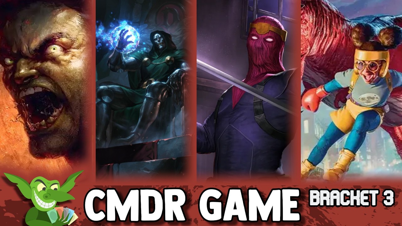 Bruce Banner | The Incredible Hulk VS Doctor Doom VS Baron Zemo VS Moon Girl Marvel Commander Game thumbnail