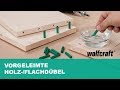 Vorgeleimte Holz-/Flachdübel: Einfache Anwendung | wolfcraft