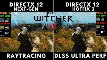 Witcher 3 Next Gen Hotfix 2 Increase Raytracing  Performance?? | RTX 3080 | 4K