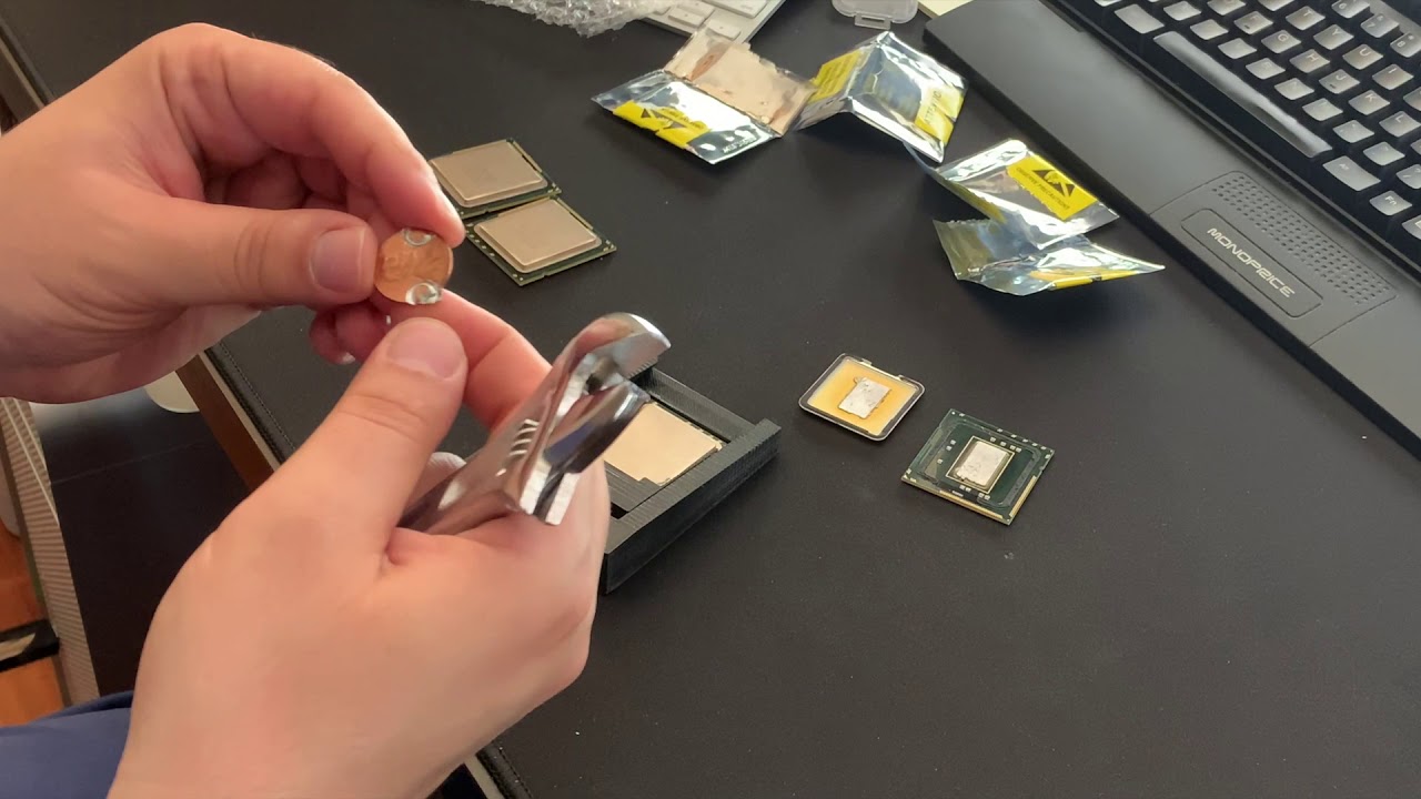 CPU Deliding using 3D printed tool on Ebay- for X5675, X5680, X5690 ...