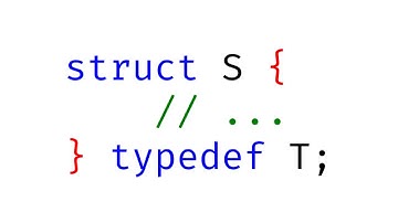 C typedef struct