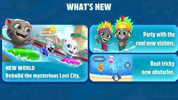 Talking Tom Pool - New 2018 Update - Lost City 🔥