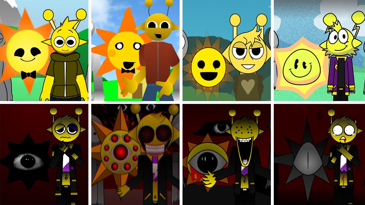 Incredibox - Sprunki but ONLY MR SUN and SIMON in ALL Human Edition