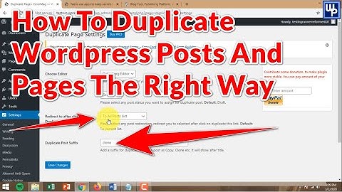 How To Duplicate Wordpress Posts And Pages In 2020