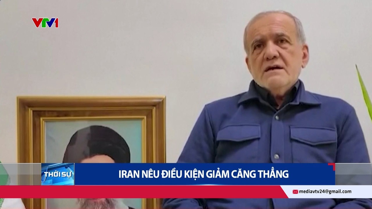 Cập nhật tình hình chiến sự Trung Đông: Iran nêu điều kiện giảm căng thẳng | VTV24