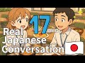 17 Minutes of Japanese N3(A1) Conversations | Beginners to Intermediate Learners SUB🇯🇵