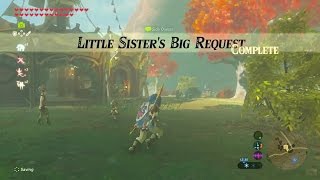Zelda: Breath Of The Wild | Little Sister�s Big Request Side Quest - Akkala  Tower Region - Youtube Zelda: Breath Of The Wild | Little Sister�s Big Request Side Quest - Akkala  Tower Region - Youtube