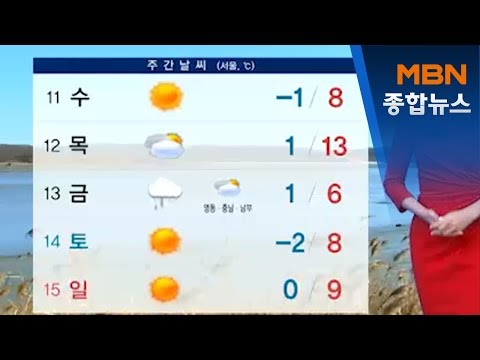 내일까지 전국 비…비 그친 뒤 쌀쌀[MBN 종합뉴스]