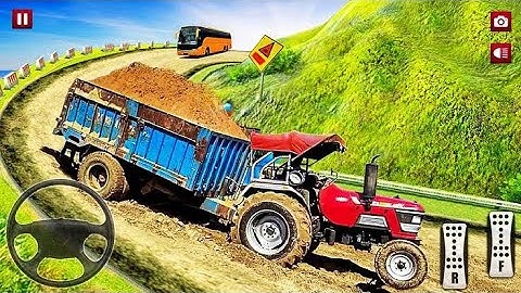 Heavy Tractor Trolley Cargo Simulator 3D - Farming Tractor Driver - Android Gameplay Part 1