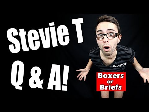 Stevie T Q&A (DID YOU GO TO COLLEGE? BOXERS OR BRIEFS?)