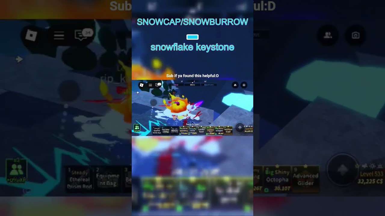 FINDING SNOWFLAKE KEYSTONE IN FISCH!!! 