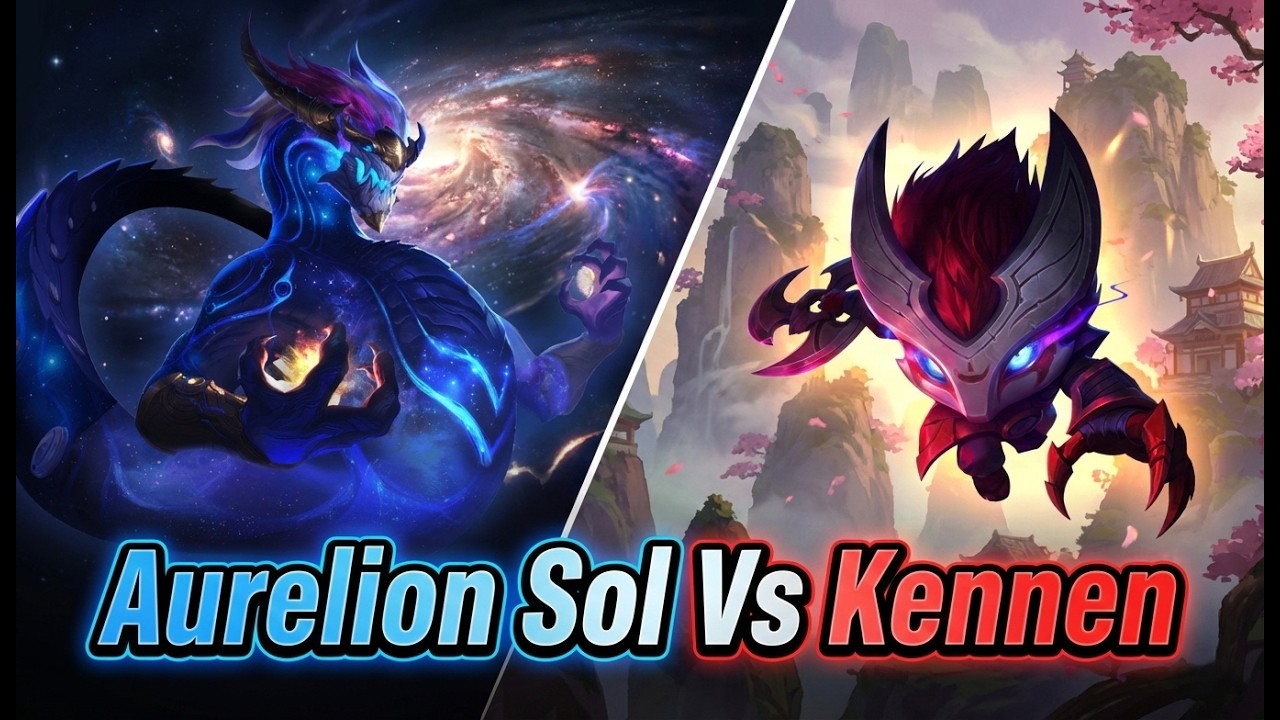 MVP AURELION SOL (11/1/4) vs KENNEN | Solo hay que escalar y no morir...tanto 😎