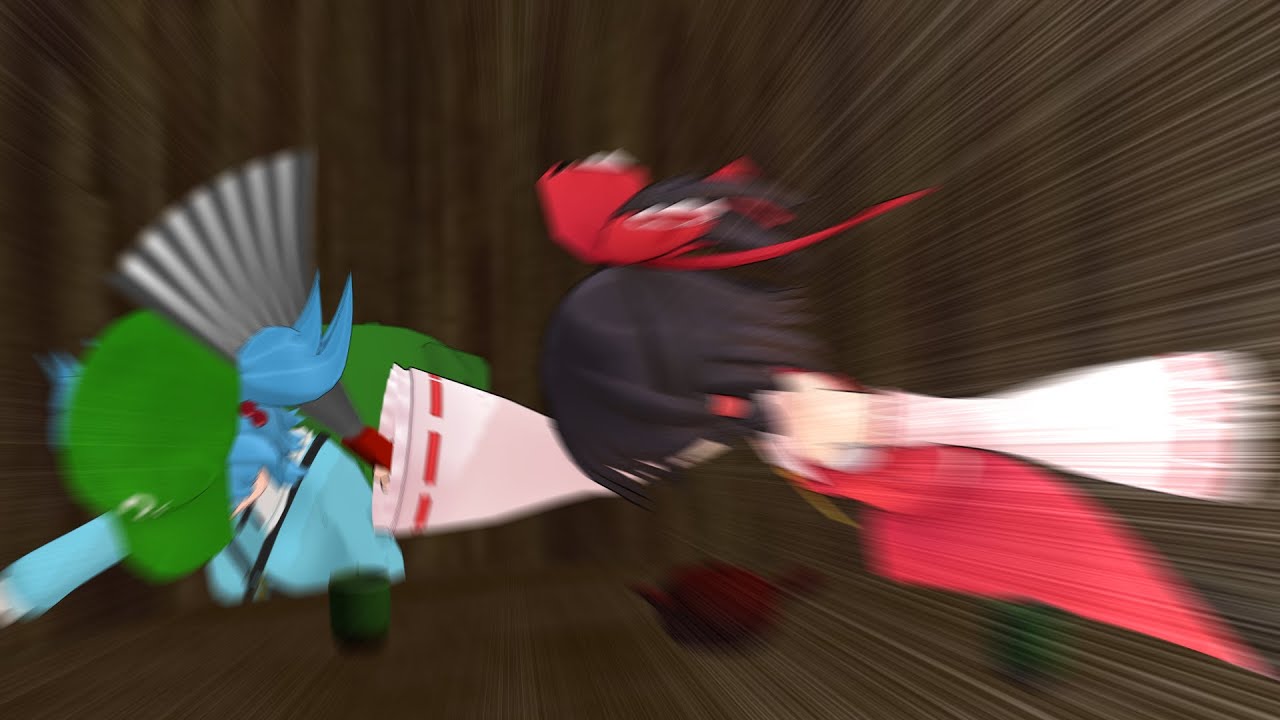 【東方MMD】何でも屋にとりは博麗神社で休憩中　　　　　　【Touhou MMD】Handyman Nitori is taking a break at Hakurei Shrine