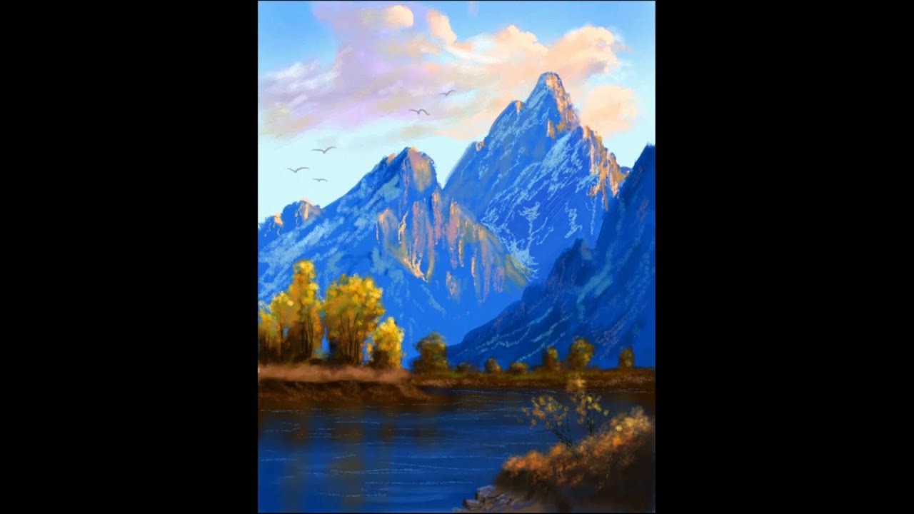 Digital Landscape Painting Step By Step Digital Art Landscape Using ...