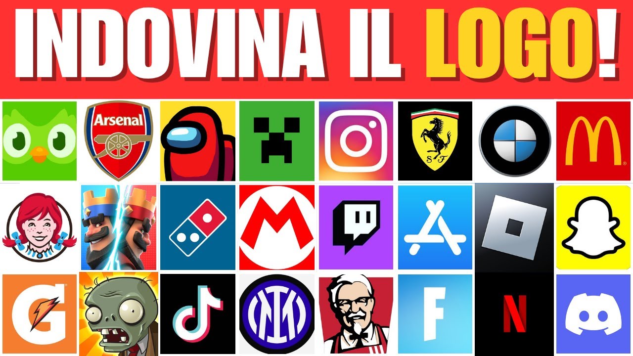 Riesci a indovinare i 250 loghi? 🤔🔥