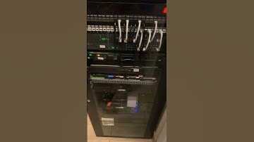 My network rack that build my 500 #subscribers #networkrack #homelab #business #youtube #shorts