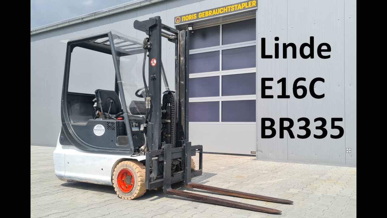 Linde E16C Baureihe 335 Seitenschieber Duplex Freihub Mast Noris Gebrauchstapler GmbH