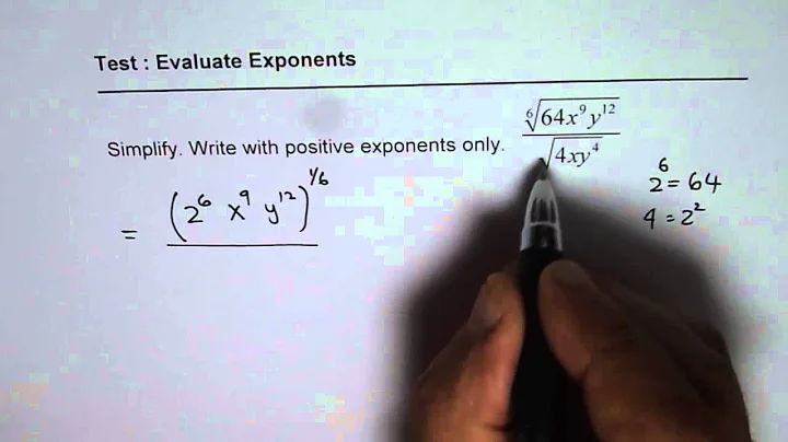 Simplify and Evaluate Exponents Using Basic Laws