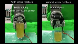 Novel Soft Tactile Sensor helps Robots to grasp Egg and thread Needle | Electronic Skin screenshot 1