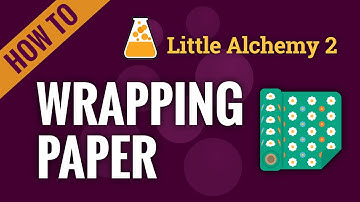 How to make WRAPPING PAPER in Little Alchemy 2