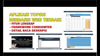 Aplikasi Penentuan Bonus Karyawan Terbaik Menggunakan Metode TOPSIS Framework CodeIgniter screenshot 3