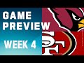 Arizona Cardinals vs. San Francisco 49ers | 2023 Week 4 Game Preview